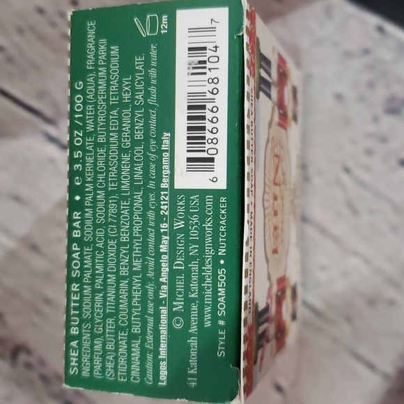 Michel Design Works Joyeux Noel Shea Butter Soap Made In England 3.5 Oz New - Picture 4 of 4